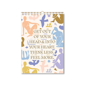 2023 Abstract Floral A4 Calendar