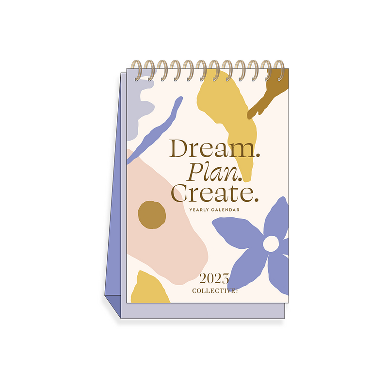2023 Abstract Floral Desk Calendar