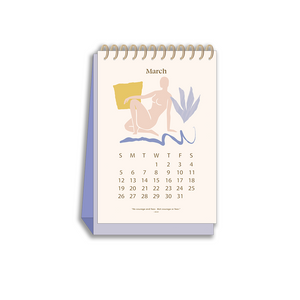 2023 Abstract Floral Desk Calendar