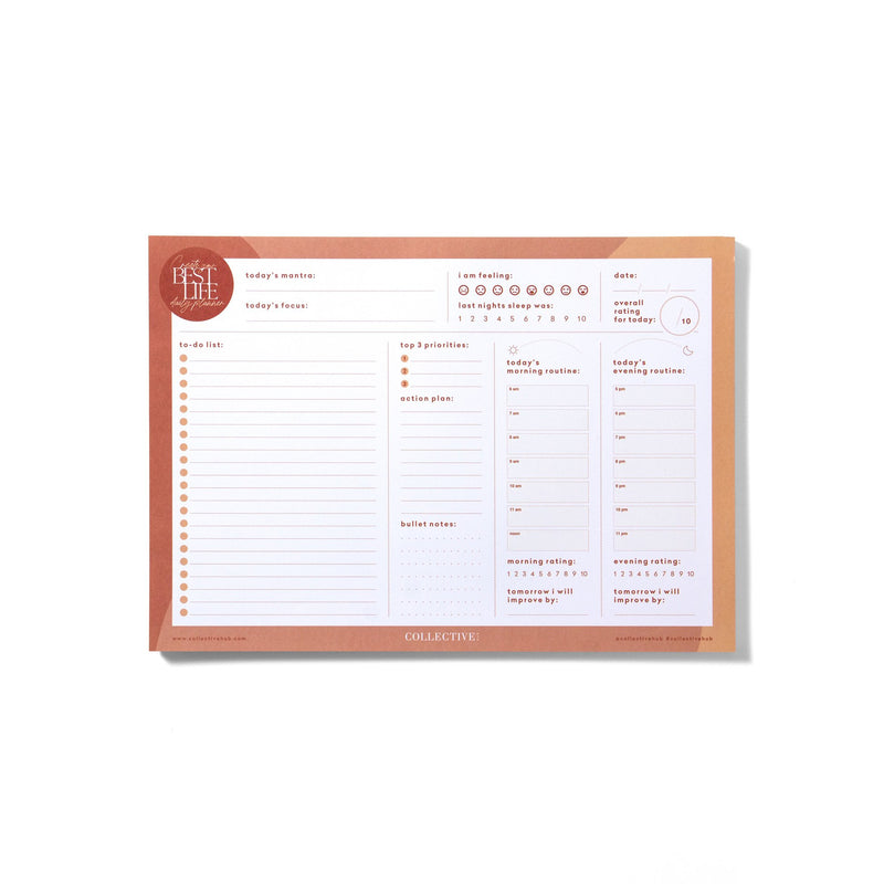 Best Life Daily Planner Notepad