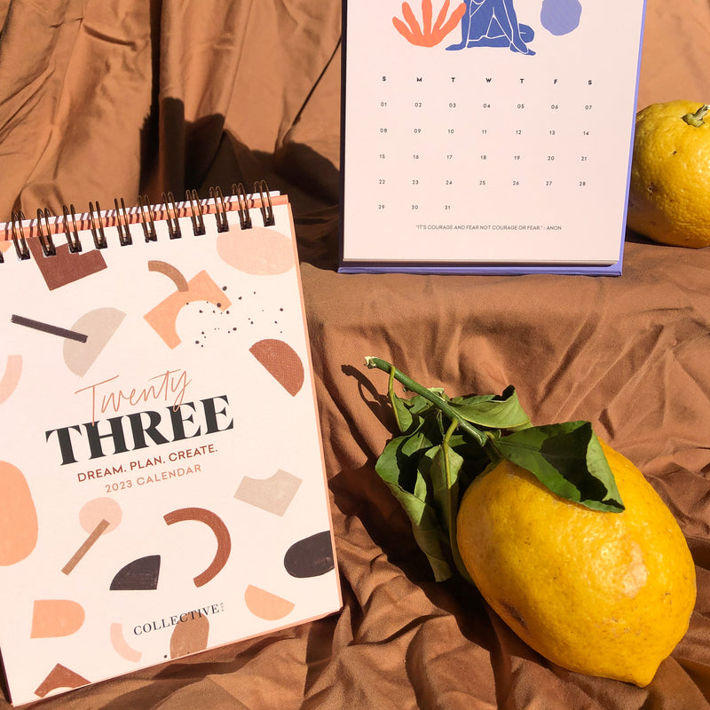 2023 Neutral Desk Calendar