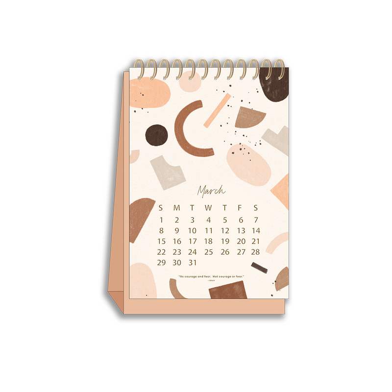 2023 Neutral Desk Calendar